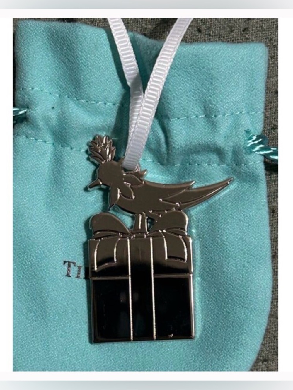 Tiffany & Co. Silver Bird Bag Charm/ Ornament